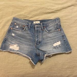 Madewell relaxed denim shorts, barely worn
